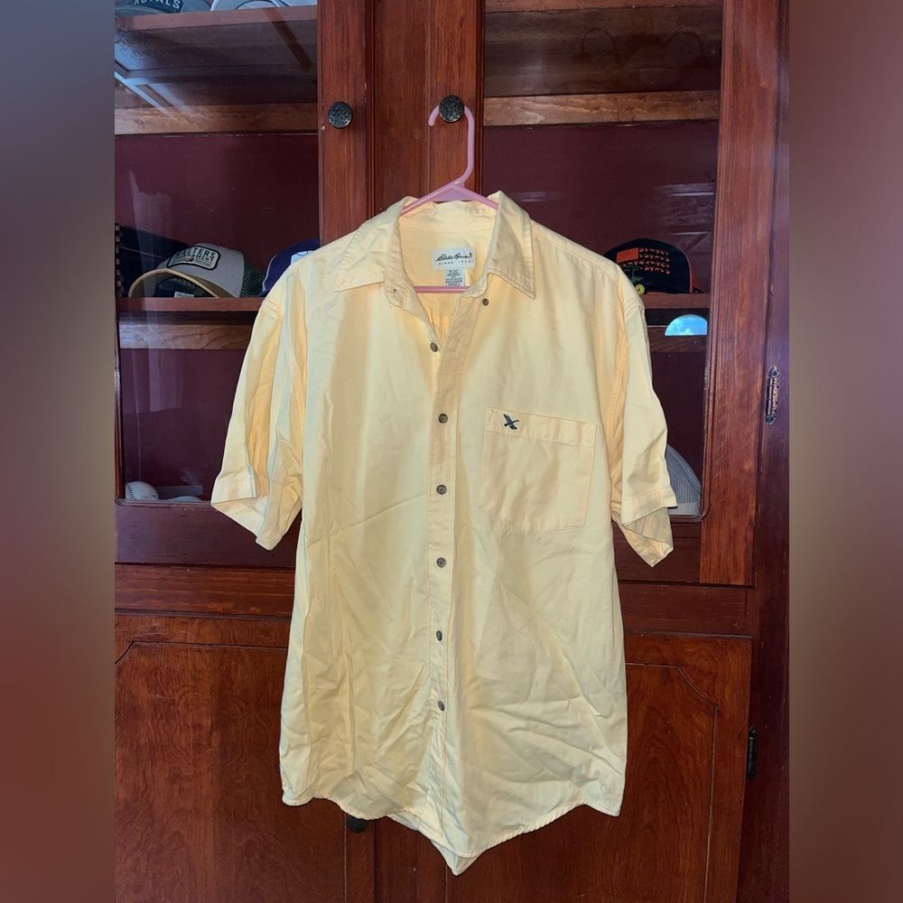 Eddie Bower yellow short sleeve top Size: S/P